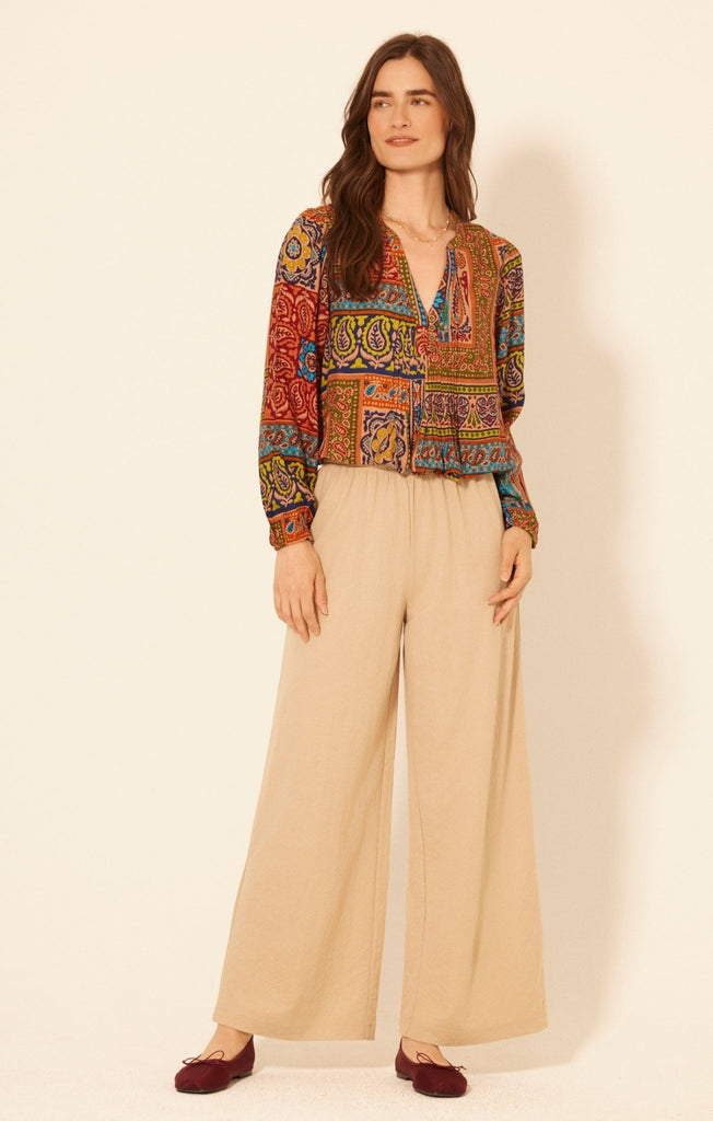 Boho Patchwork Blouse - MISRED