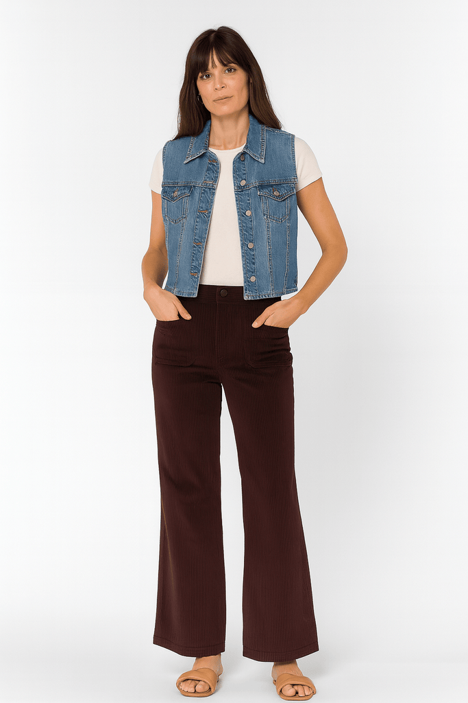 Burgundy Corduroy Pants - MISRED