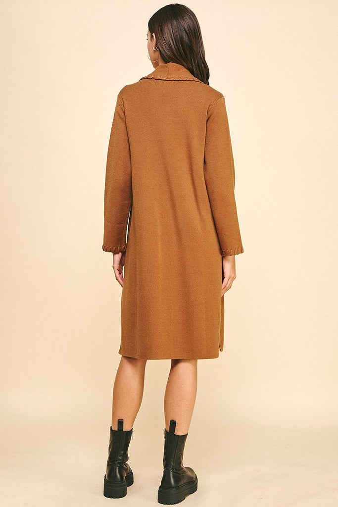 Classic Long Cardigan Coat - MISRED