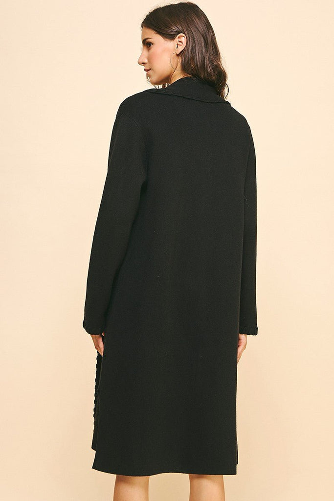 Classic Long Cardigan Coat - MISRED