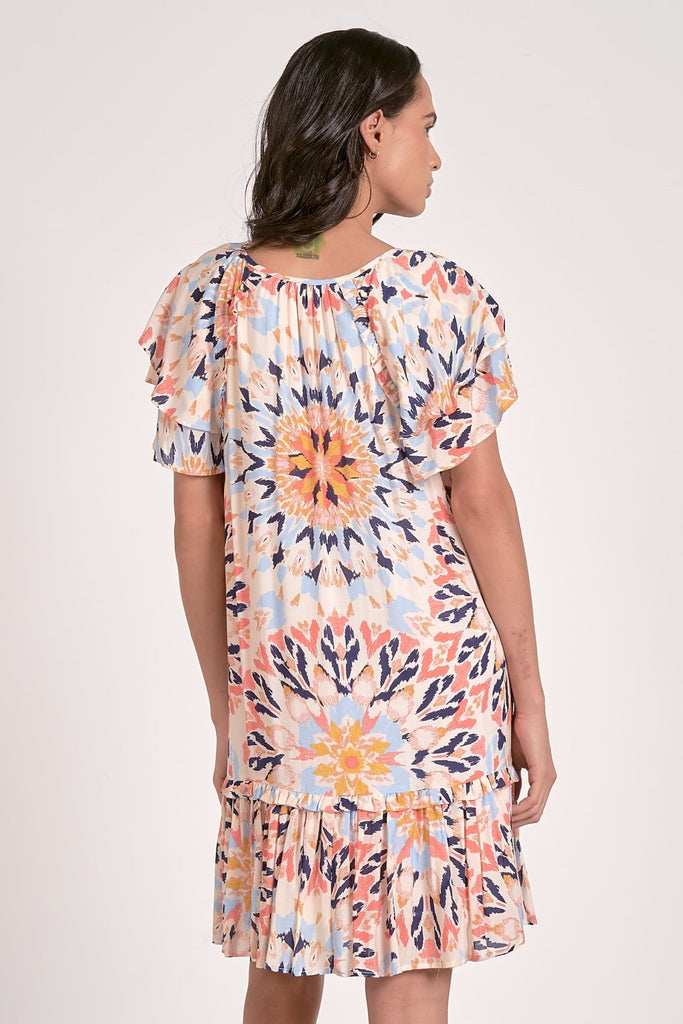 Colorful Kaleidoscope Mini Dress - MISRED
