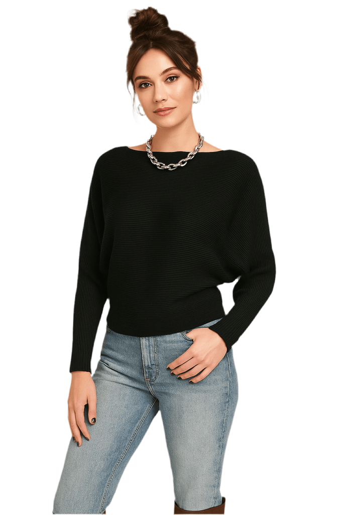 Dolman Sleeve Sweater - MISRED