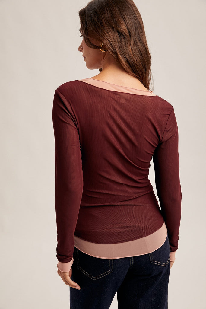 Double Layer Mesh Long Sleeve - MISRED