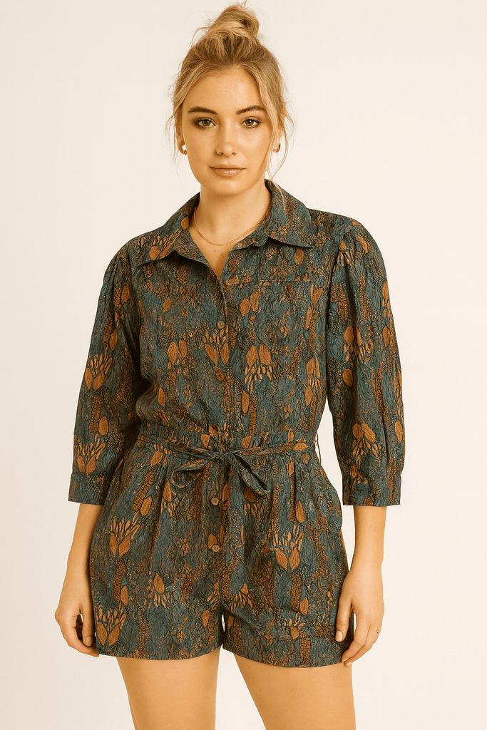 Floral Print Romper - MISRED