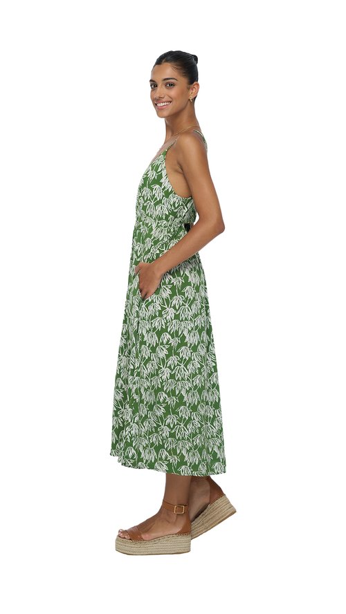 Green Soller Dress - MISRED