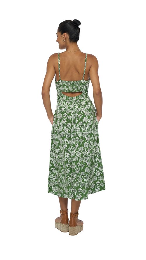 Green Soller Dress - MISRED