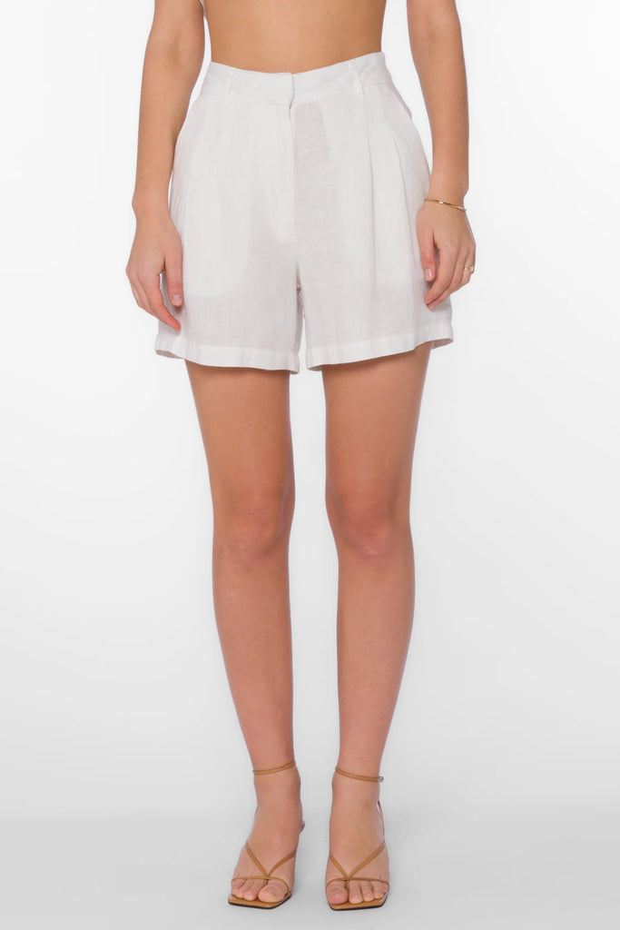 Kaia Linen Trouser Shorts - MISRED