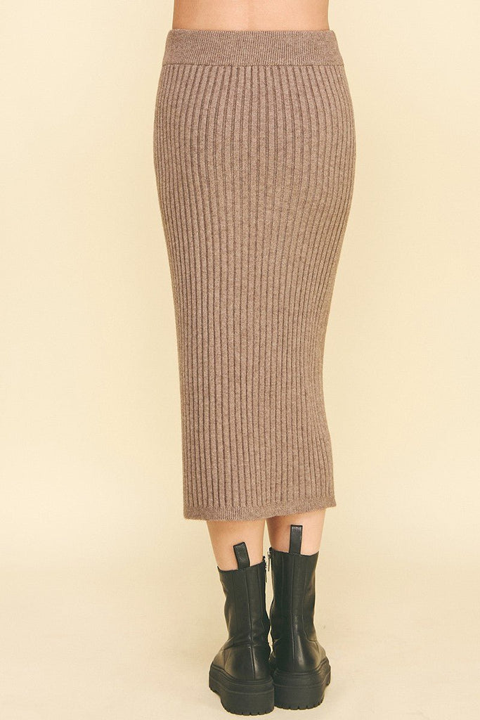 Knit Midi Skirt - MISRED
