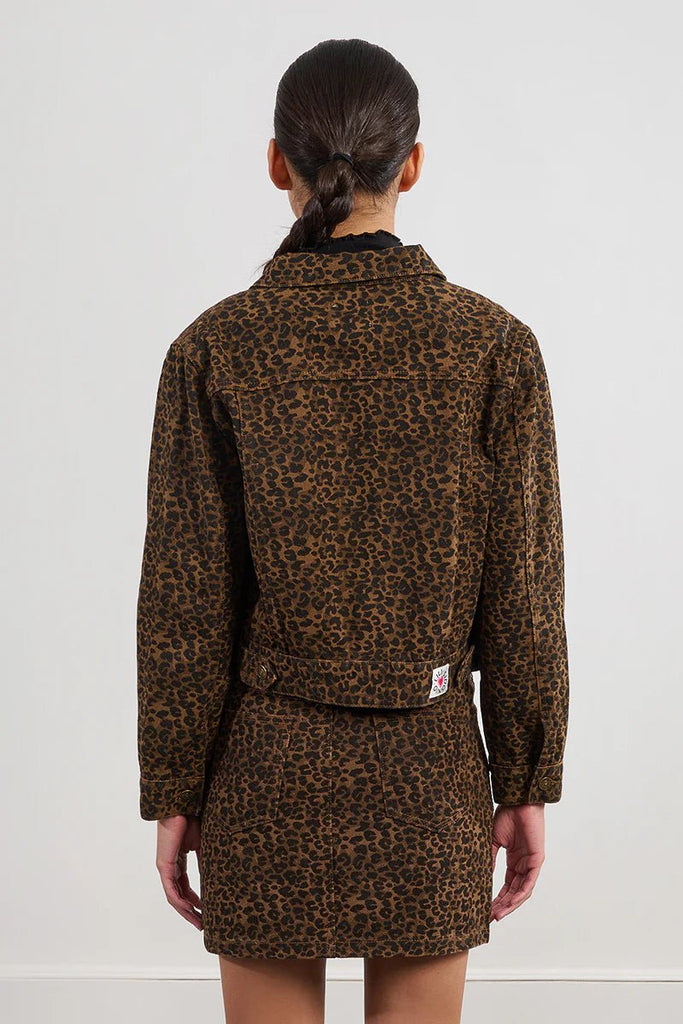 Leopard Denim Jacket - MISRED