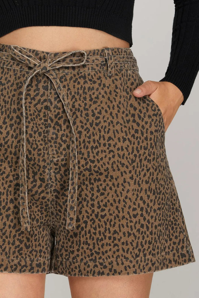 Leopard Print Shorts - MISRED