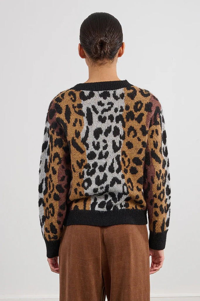 Leopard Print Sweater - MISRED