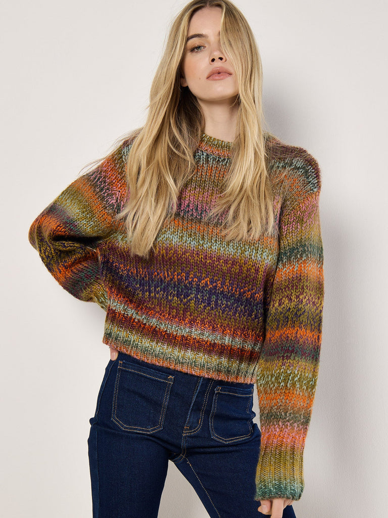 Multicolor Knit Sweater - MISRED