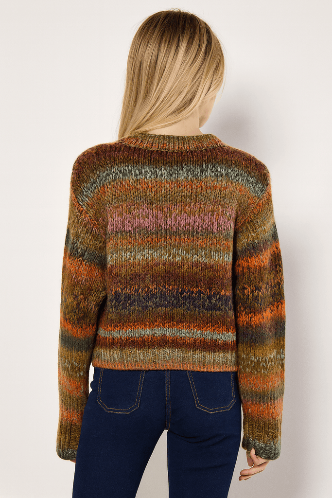 Multicolor Knit Sweater - MISRED