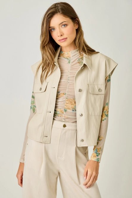 Oatmeal Colored Vest - MISRED