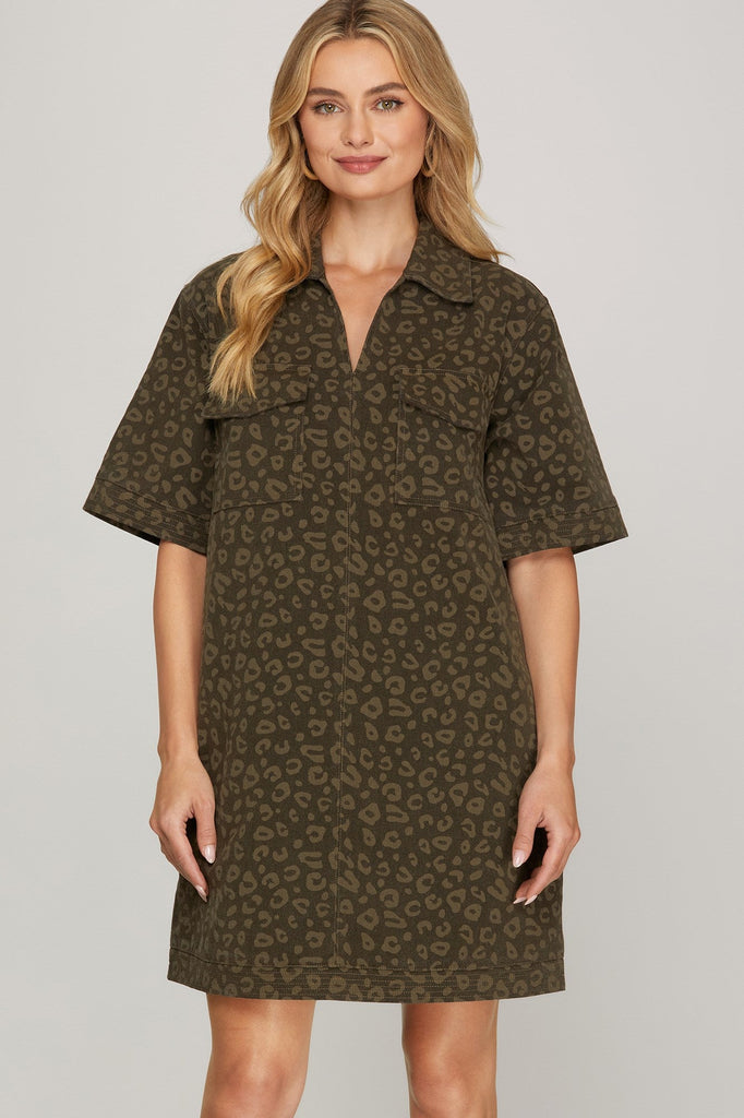Olive Animal Print - MISRED