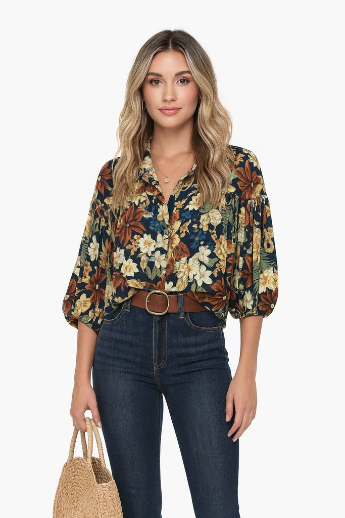 Paralia Nights Blouse - MISRED