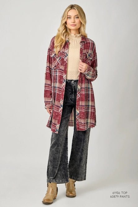 Plaid Shirt - Dress - MISRED