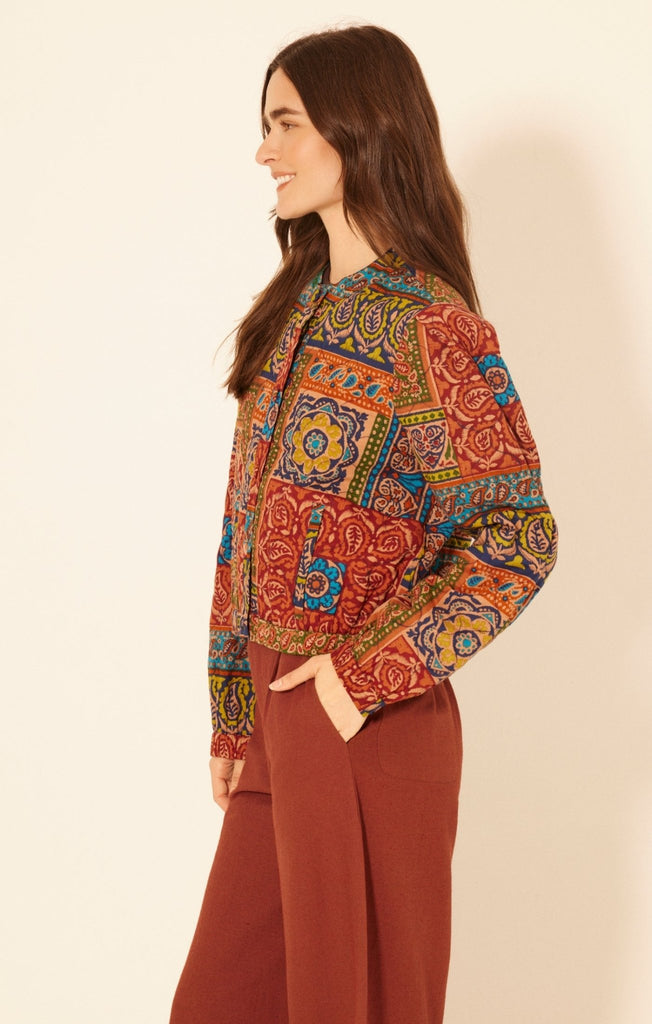 Quilted Boho Patchwork Jacket - MISRED