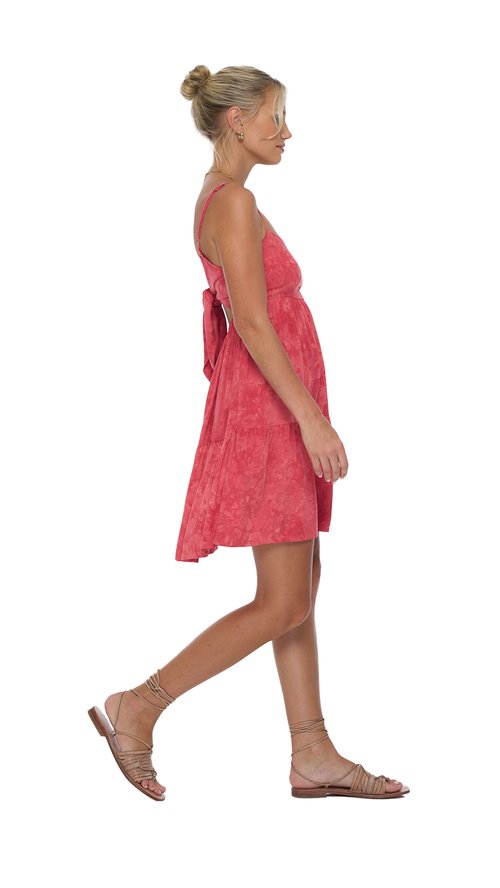Red Oceanna Dress - MISRED