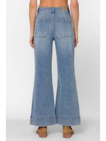 Relaxed Fit Front Patch Pocket Denim - MISRED