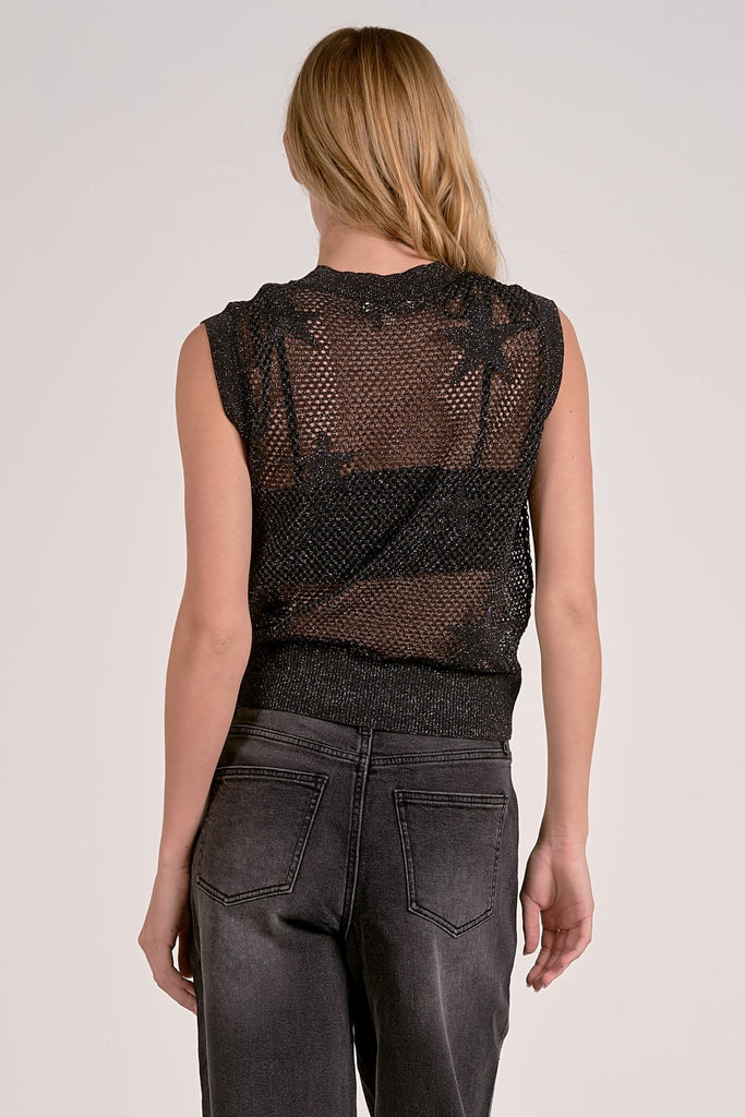 Sheer Sparkle Knit Tank - MISRED