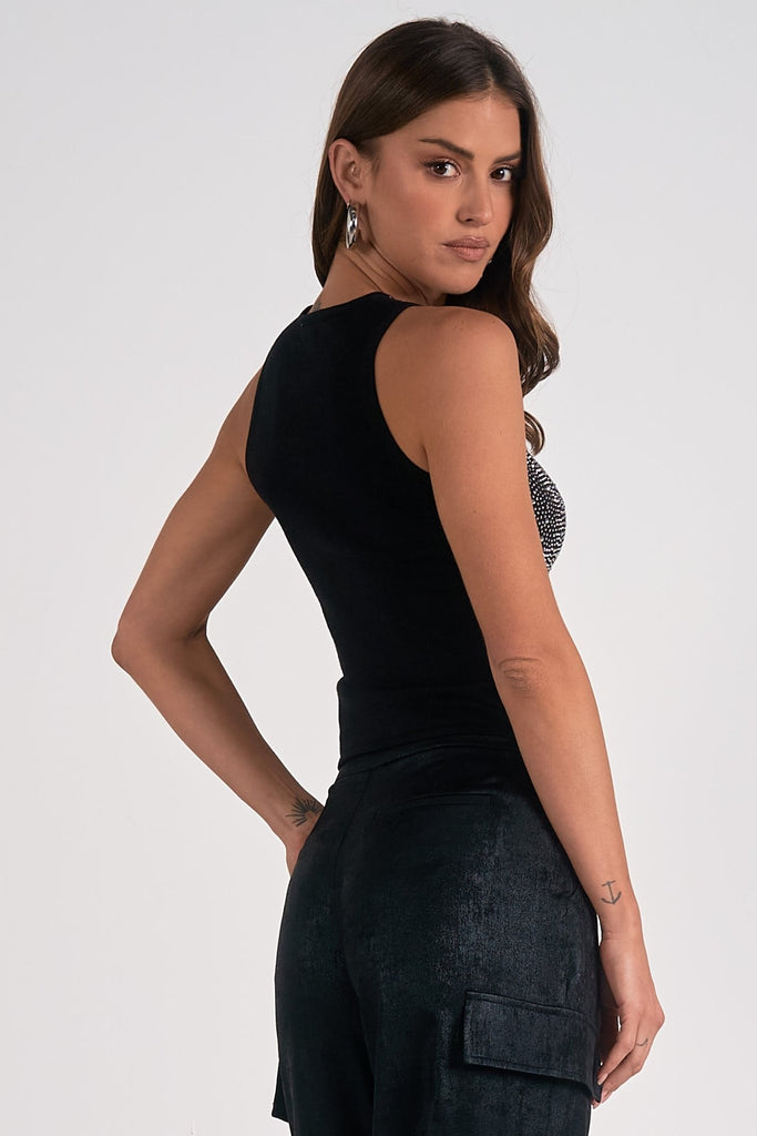 Sparkling Sleeveless Tank - MISRED