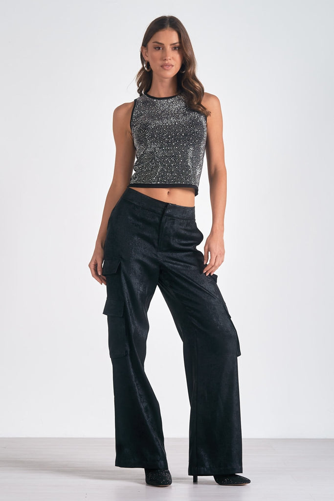 Sparkling Sleeveless Tank - MISRED