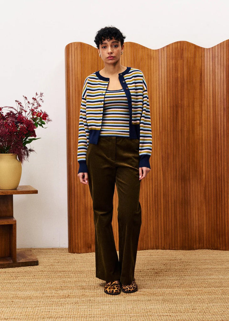 Striped Knit Tank - MISRED