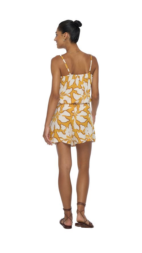 Yellow Floral Calista Romper - MISRED