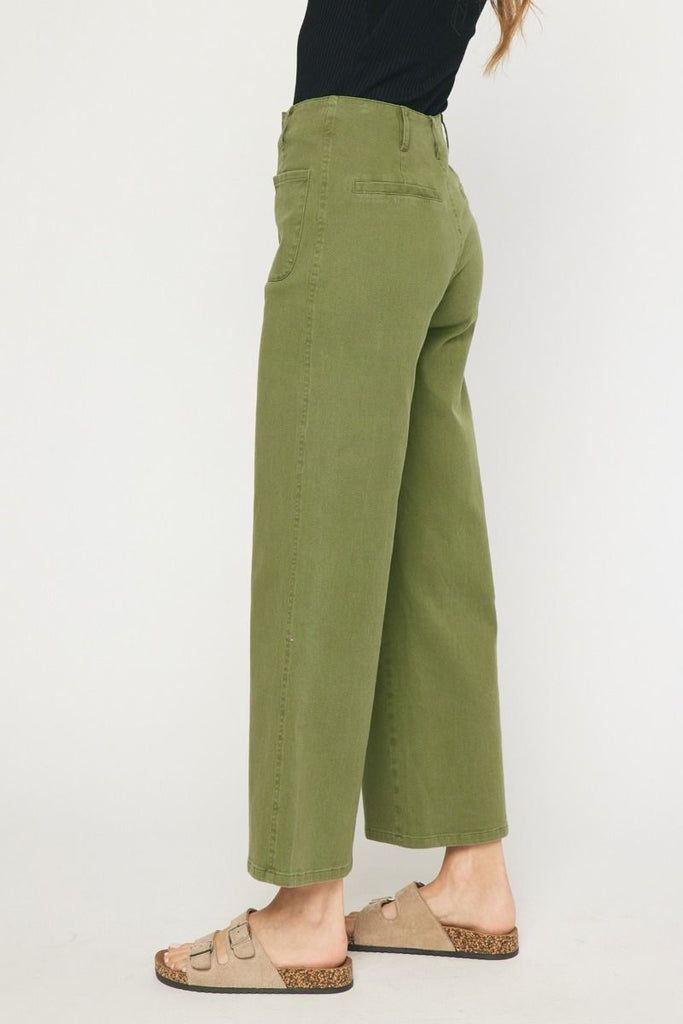 High Waisted Wide Leg Pants - MISRED