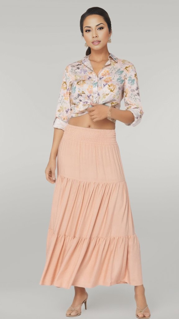 Irene Pink Skirt {Velvet Heart} - MISRED