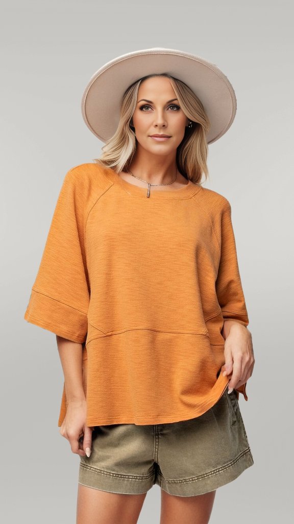 Textured Cotton Sweater Shirt - MISRED